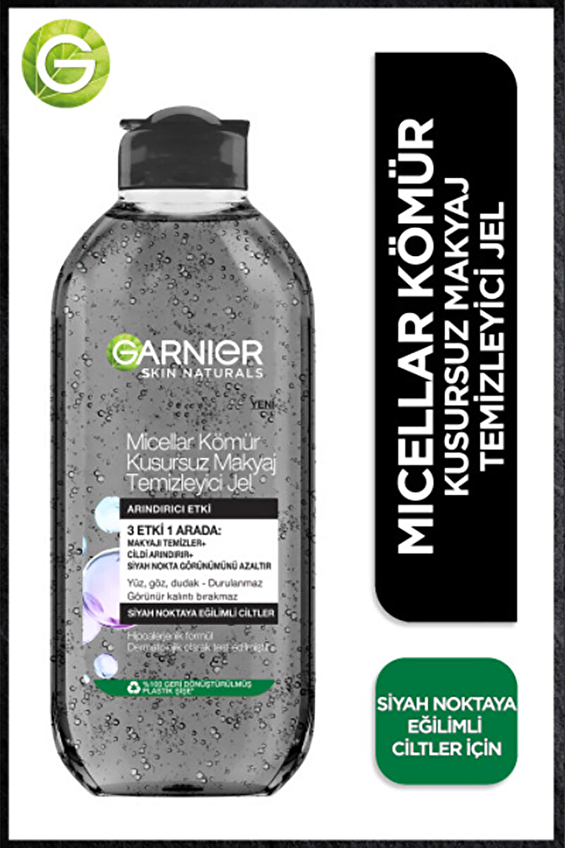 Garnier Charcoall Micellar Makyaj Temizleme Jeli 400ml Garnier Charcoall Micellar Makyaj Temizleme Jeli 400ml