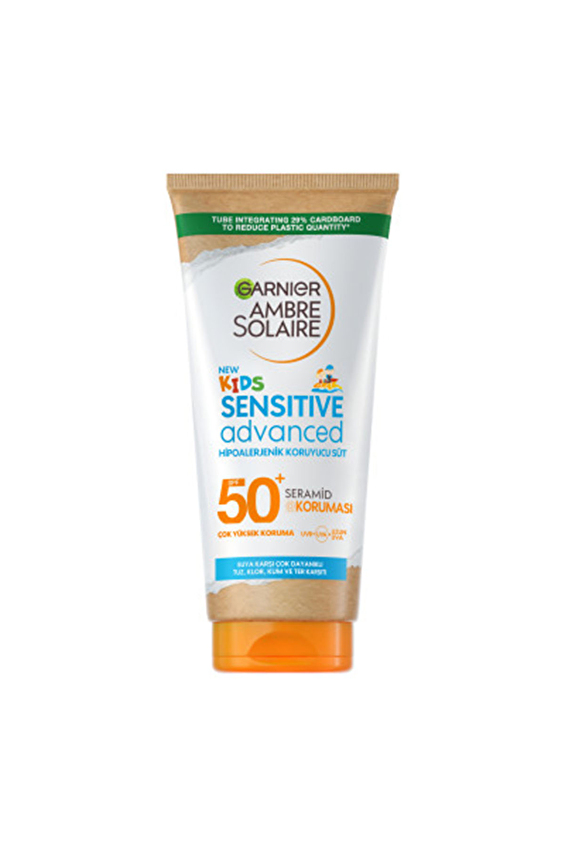 Garnier Ambre Solaire Sensitive Advanced Çocuk Hipoalerjenik Güneş Koruyucu Süt SPF 50+ 175 ml