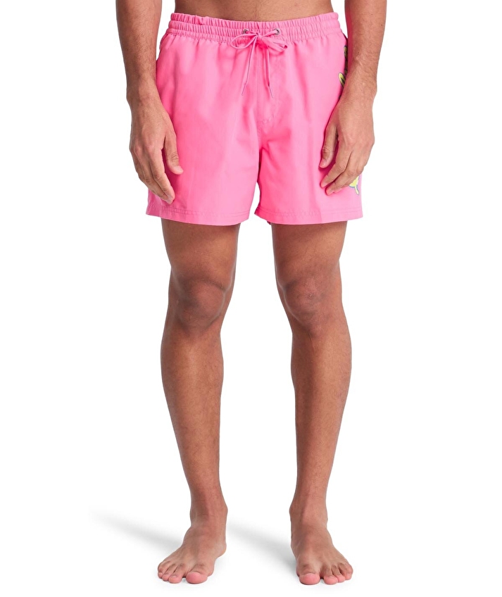 Quiksilver Erkek Mayo Şort EQYJV04214 SR/PMB Sarı/pembe