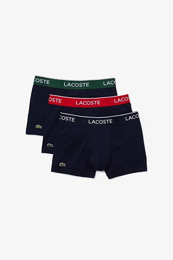 Lacoste Erkek 3'lü Boxer 5H3401 Lacivert Lacoste Erkek 3'lü Boxer 5H3401 Lacivert