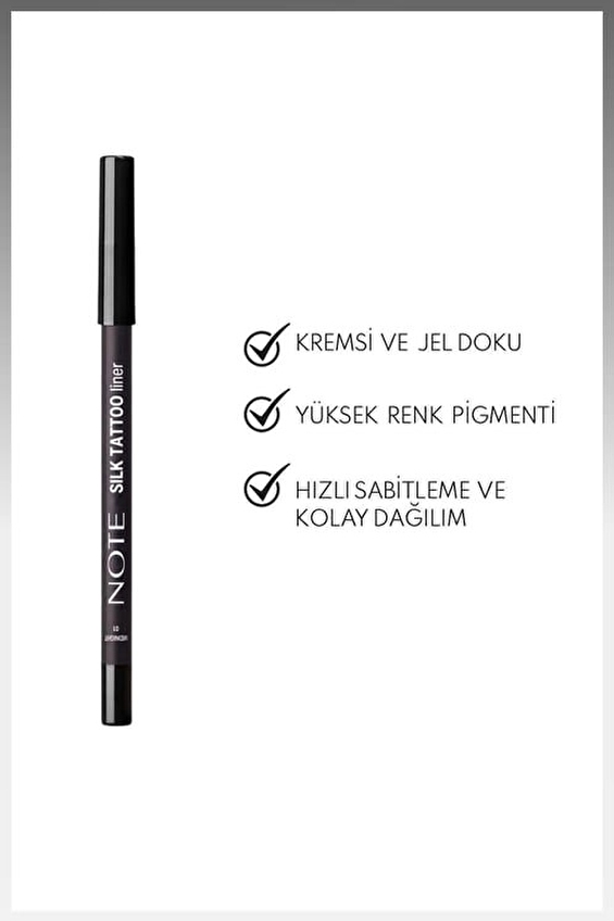 Note Silk Tattoo Liner Göz Kalemi 01 Midnight Note Silk Tattoo Liner Göz Kalemi 01 Midnight