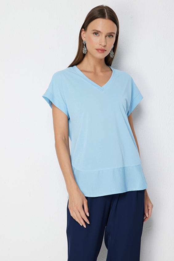 Onfashion Kadın Bluz 71475 Açık mavi Onfashion Kadın Bluz 71475 Açık mavi