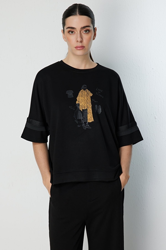 Onfashion Kadın Bluz 70444 Siyah Onfashion Kadın Bluz 70444 Siyah