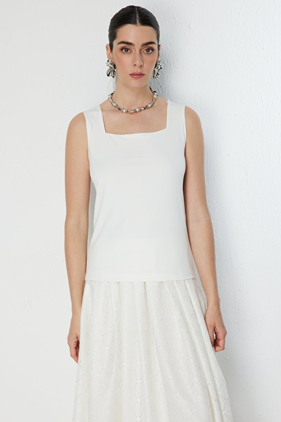 Onfashion Kadın Bluz 71301 Ekru