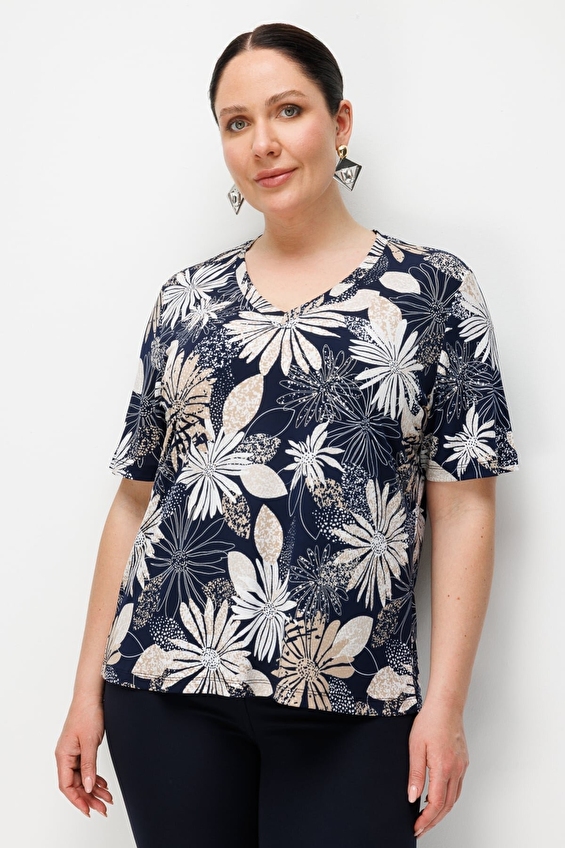 Onfashion Kadın Bluz 71519 Lacivert Onfashion Kadın Bluz 71519 Lacivert