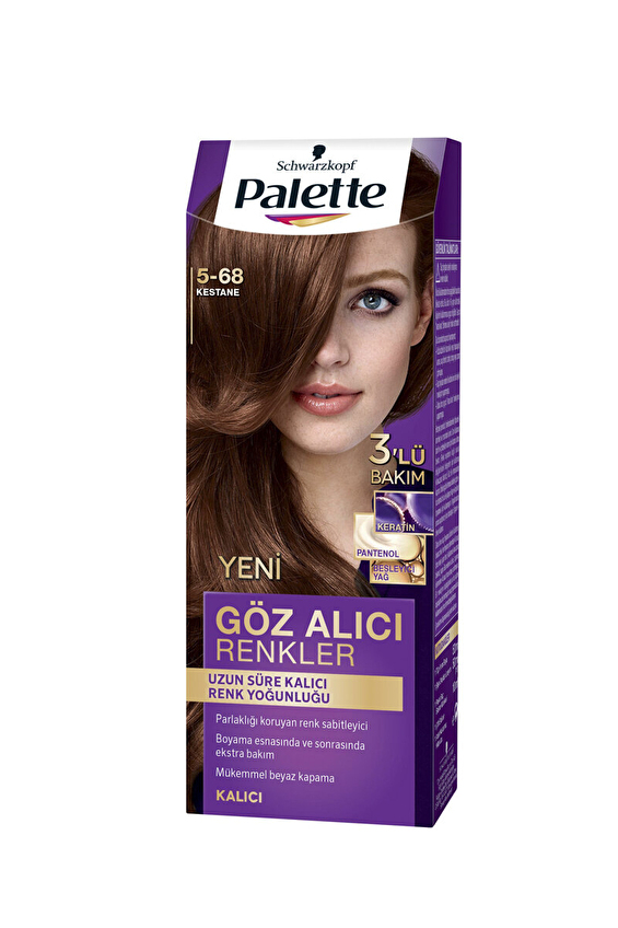 Pnc Palette Saç Boyası Göz Alıcı Renkler 5-68 Medium Chestnut