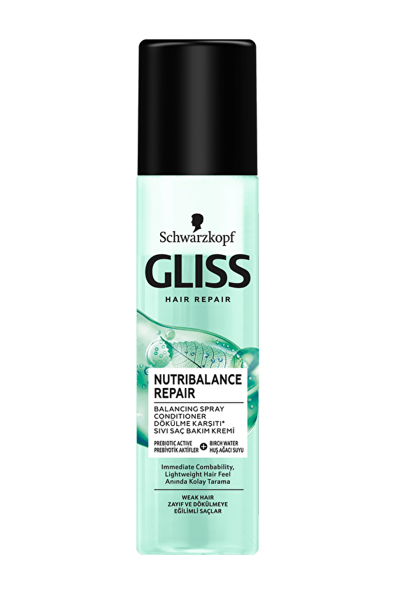 Gliss Sıvı Saç Kremi Nutribalance Repair Saç Dökülmesine Karşı 200 ml