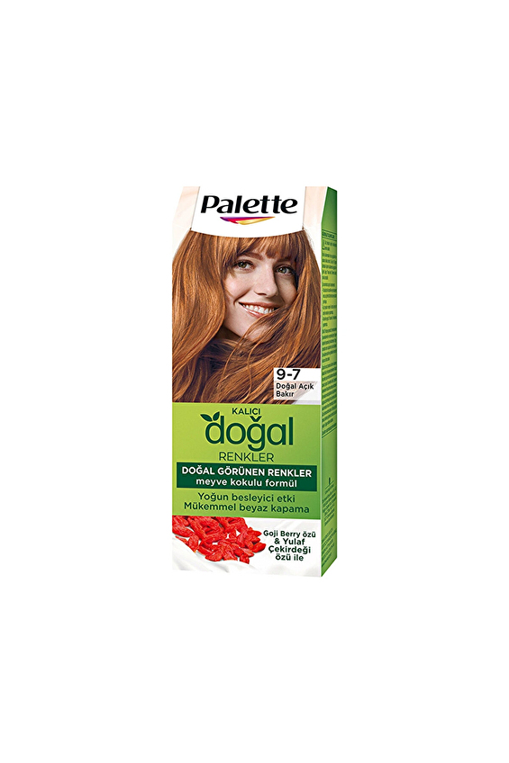 Palette Natural Saç Boyası 9.7 Doğal Açık Bakır Palette Natural Saç Boyası 9.7 Doğal Açık Bakır