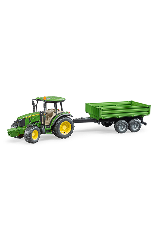 Bruder John Deere 5115 Traktör ve Römork BR02057 Bruder John Deere 5115 Traktör ve Römork BR02057