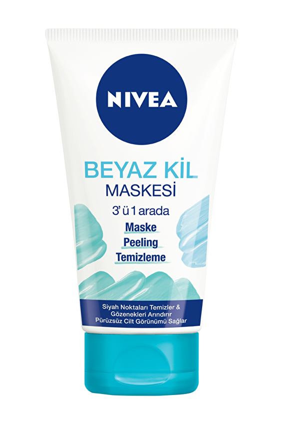 Nivea Visage Beyaz Kil Maskesi 3'ü 1 Arada 150 ml