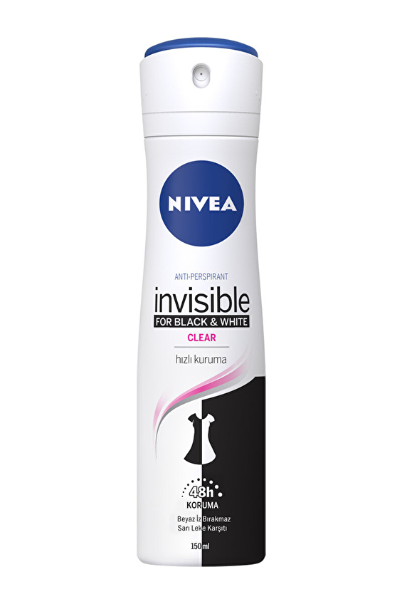 Nivea Deodorant Invisible Black&White Clear 150 ml