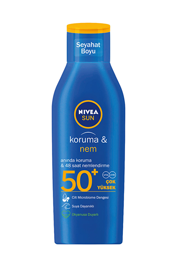 Nivea Sun Güneş Sütü Koruma&Nem SPF 50 200 ml Nivea Sun Güneş Sütü Koruma&Nem SPF 50 200 ml