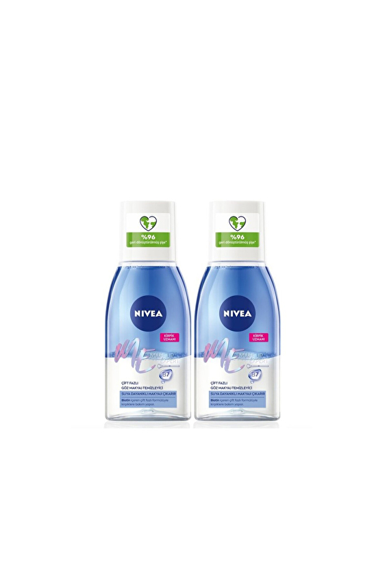 Nivea Visage Göz Makyaj Temizleyici 125 ml + 125 ml