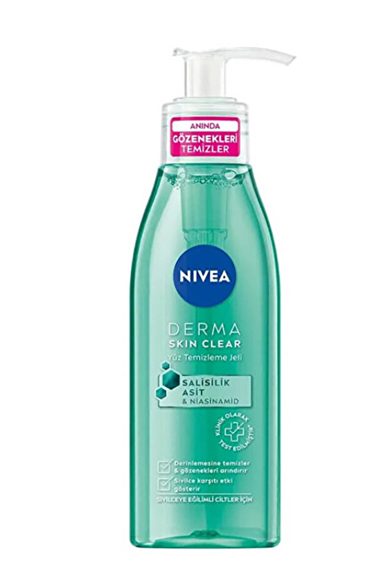Nivea Derma Skin Clear Sivilce Karşıtı Yüz Temizleme Jeli 150ml