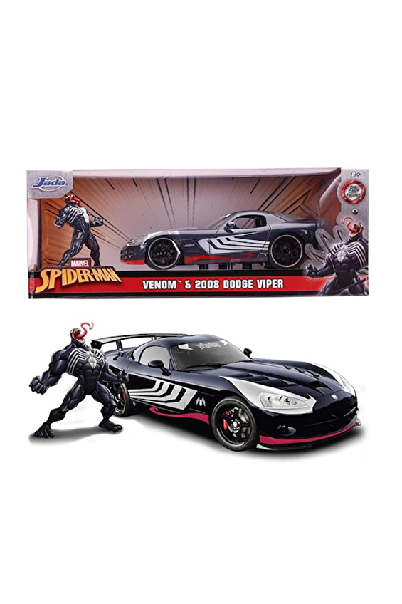 Oyuncak Marvel Venom 2008 Dodge Viper 1:24 Jada