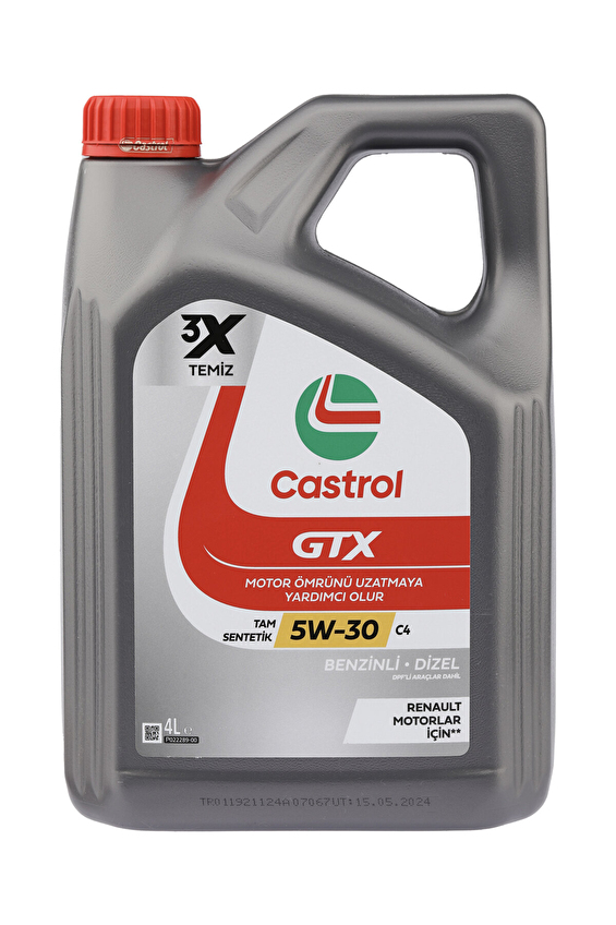 Castrol Gtx 5W/30 C4 4 L