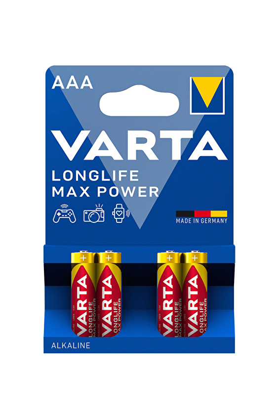 Varta Pil Max Power 4' Lü İnce Pil