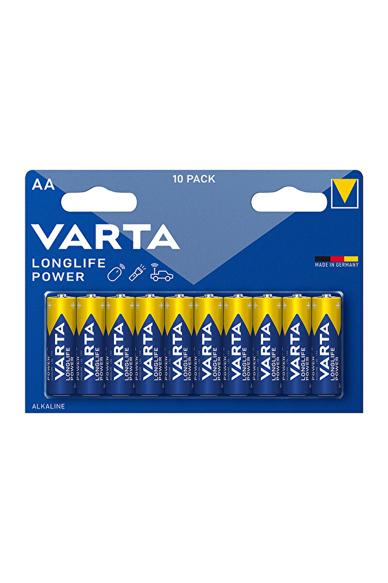 Varta Longlife Power AA 10'lu Kalem Pil