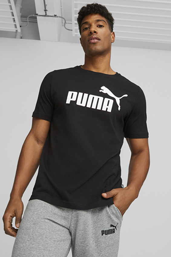 Puma Essential Erkek Tişört 58666601 Siyah Puma Essential Erkek Tişört 58666601 Siyah