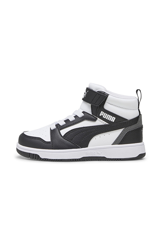 Puma Çocuk Rebound V6 Mid AC+ PS Ayakkabı 39383201 Beyaz/siyah Puma Çocuk Rebound V6 Mid AC+ PS Ayakkabı 39383201 Beyaz/siyah