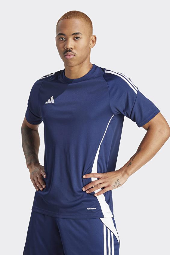 Adidas Slim Fit Erkek Tişört IS1018 Lacivert Adidas Slim Fit Erkek Tişört IS1018 Lacivert