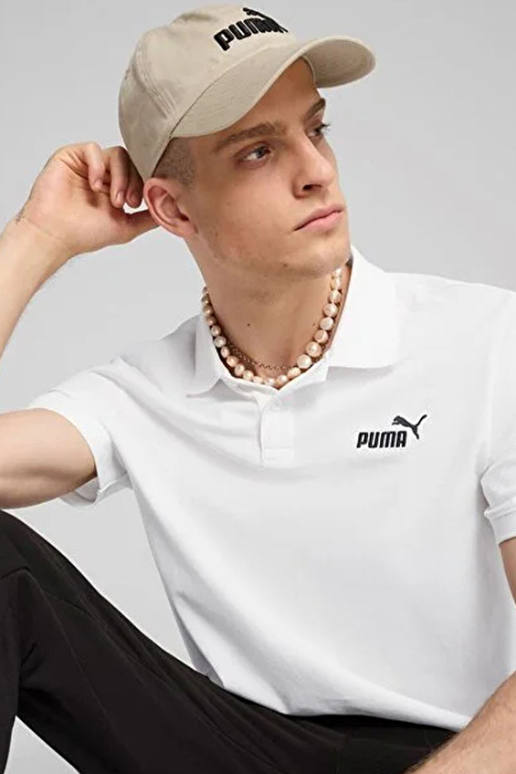 Puma Erkek Polo Yaka Tişört 68255202 Beyaz Puma Erkek Polo Yaka Tişört 68255202 Beyaz