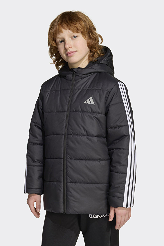 Adidas Regular Fit Erkek Çocuk Çocuk Ceket JL7402 Siyah Adidas Regular Fit Erkek Çocuk Çocuk Ceket JL7402 Siyah