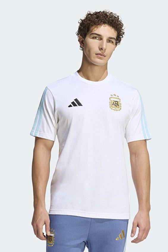 Adidas Erkek Arjantin Tişört KF0327 Beyaz Adidas Erkek Arjantin Tişört KF0327 Beyaz