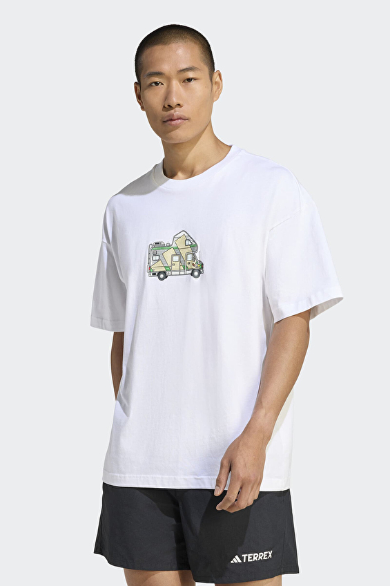 Adidas Erkek Tişört KB9633 Beyaz Adidas Erkek Tişört KB9633 Beyaz