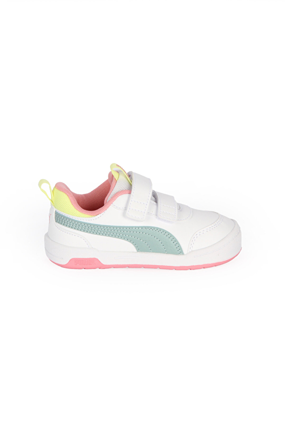 Puma Çocuk Multiflex 2 Color V Inf Ayakkabı 40294002 Beyaz/pembe Puma Çocuk Multiflex 2 Color V Inf Ayakkabı 40294002 Beyaz/pembe