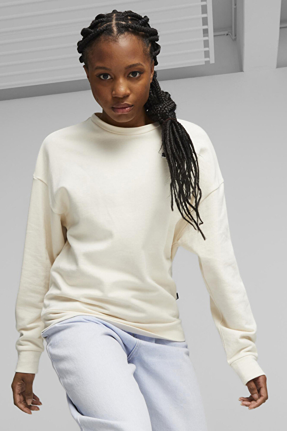 Puma Kadın Sweatshirt 67598799 Bej Puma Kadın Sweatshirt 67598799 Bej