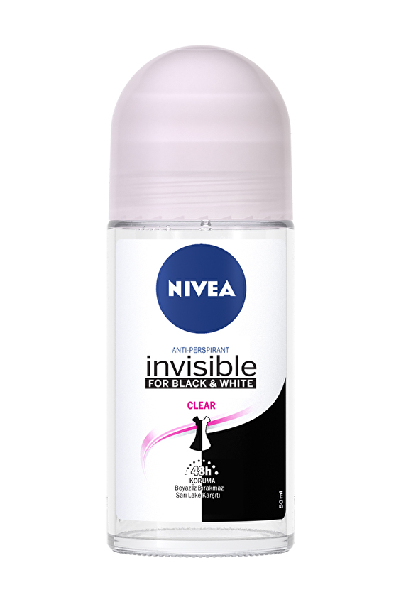 Nivea Roll-On Invisible Black&White Clear 50 ml