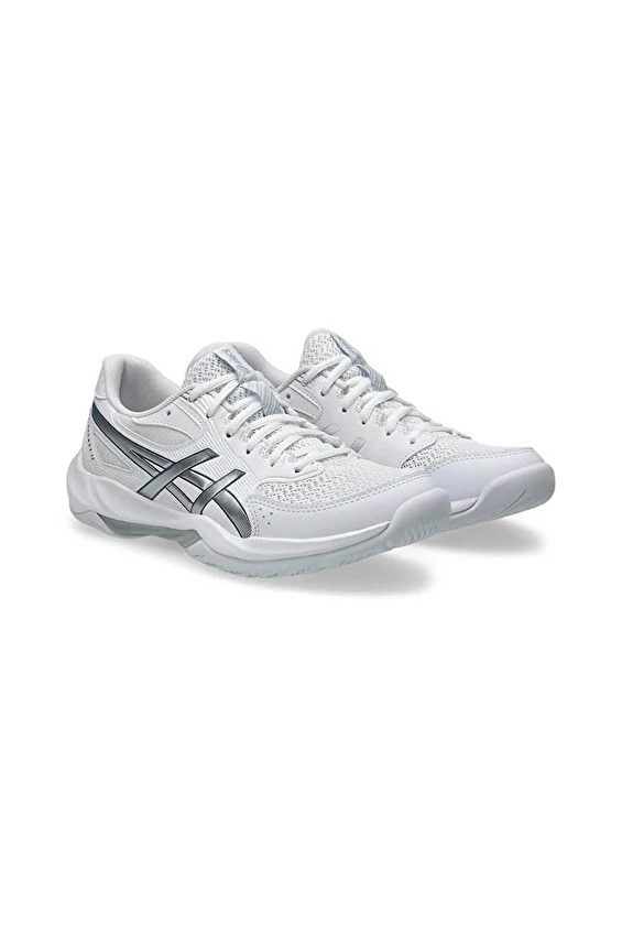 Asics Beyaz Asics Gel Rocket Kadın 12 Ayakkabı 1072A119 101