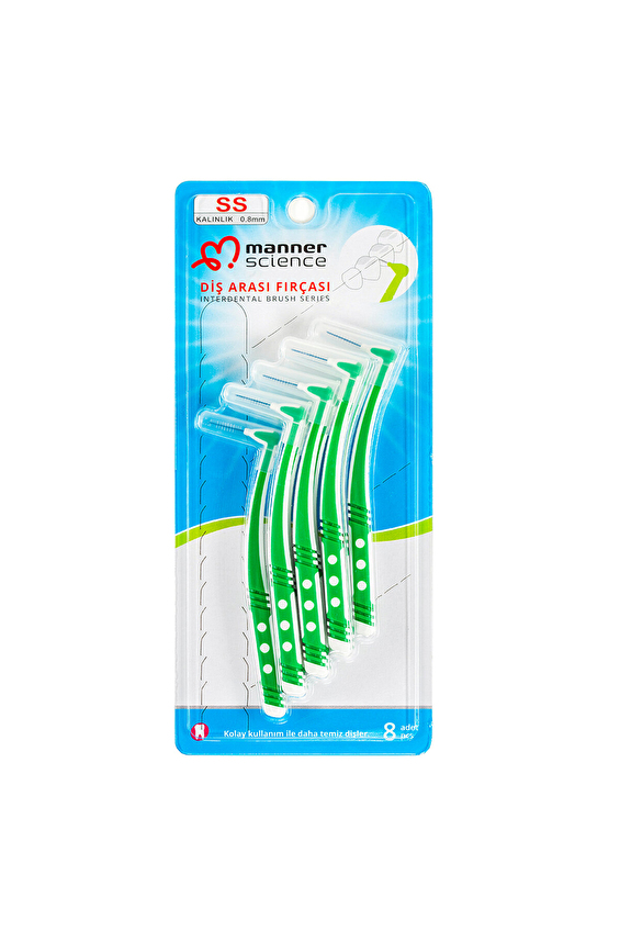 Manner Science L tip diş arası fırçası (kapaklı)