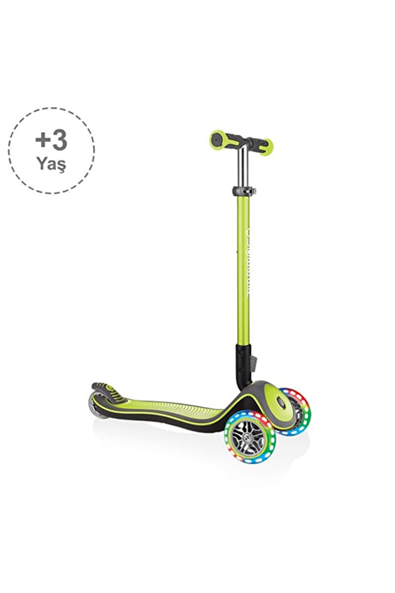 Globber Elite Deluxe Işıklı Scooter - Yeşil Globber Elite Deluxe Işıklı Scooter - Yeşil