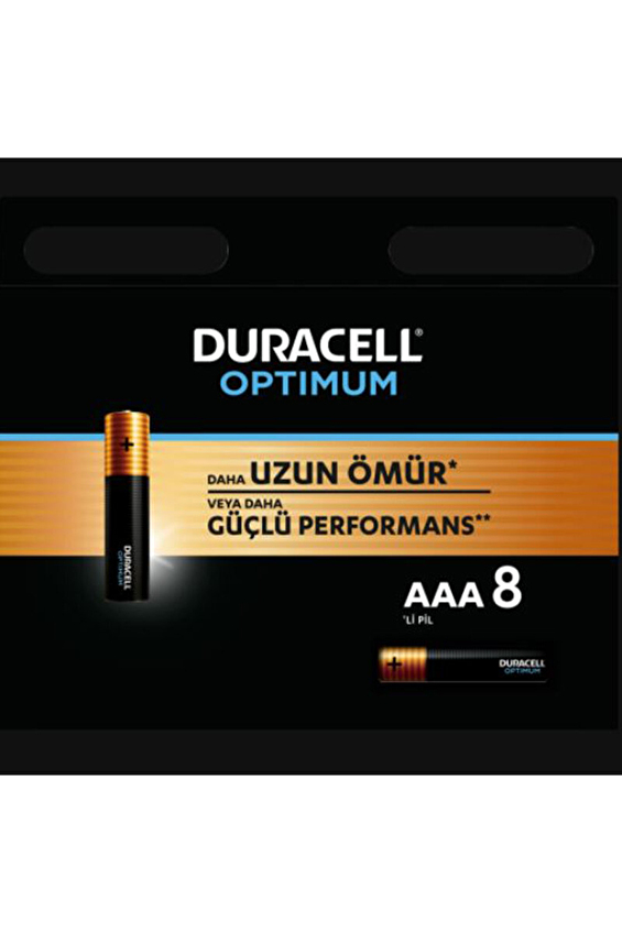 Duracell Optimum İnce Pil 8'li Duracell Optimum İnce Pil 8'li