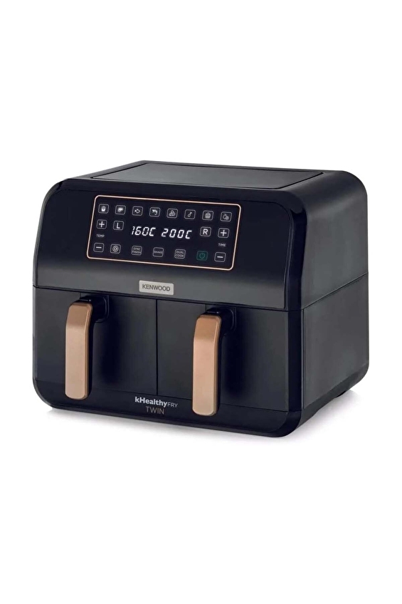 Kenwood Dual BK Copper Çift Pişirme Hazneli Sıcak Hava Fritözü HFP70.000BK Kenwood Dual BK Copper Çift Pişirme Hazneli Sıcak Hava Fritözü HFP70.000BK