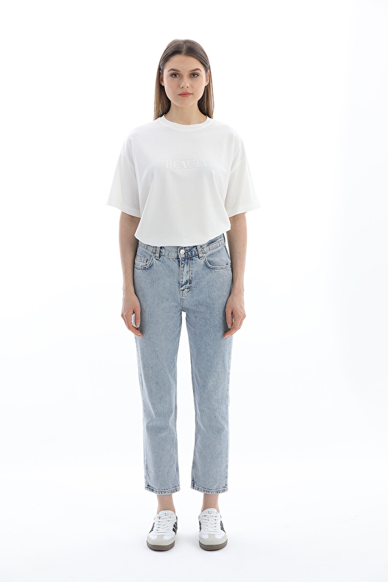 İkoll Kadın Kot Pantolon 0029780 Mavi İkoll Kadın Kot Pantolon 0029780 Mavi