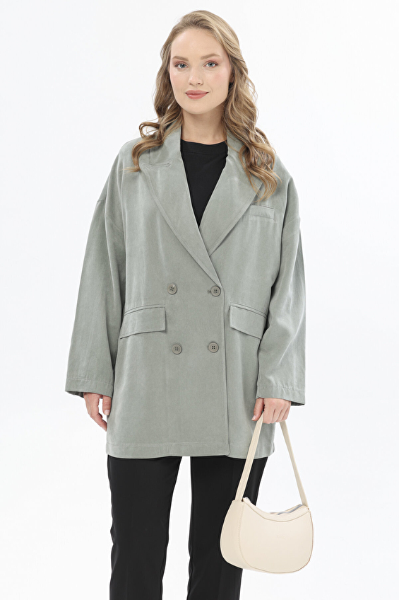 İkoll Kadın Ceket 0034453 Haki İkoll Kadın Ceket 0034453 Haki