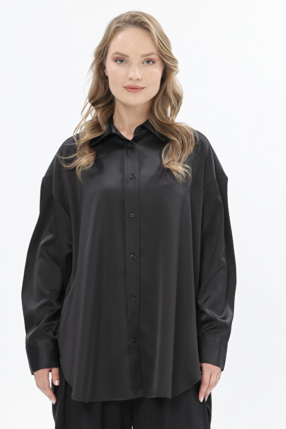 İkoll Kadın Gömlek 0032492 Siyah İkoll Kadın Gömlek 0032492 Siyah