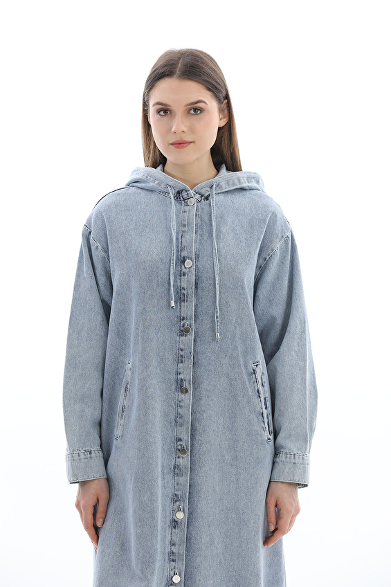 İkoll Kadın Ceket 0035098 Mavi İkoll Kadın Ceket 0035098 Mavi