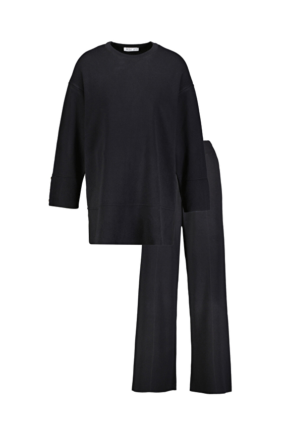 İkoll Kadın Triko Takım 0035897 Siyah İkoll Kadın Triko Takım 0035897 Siyah