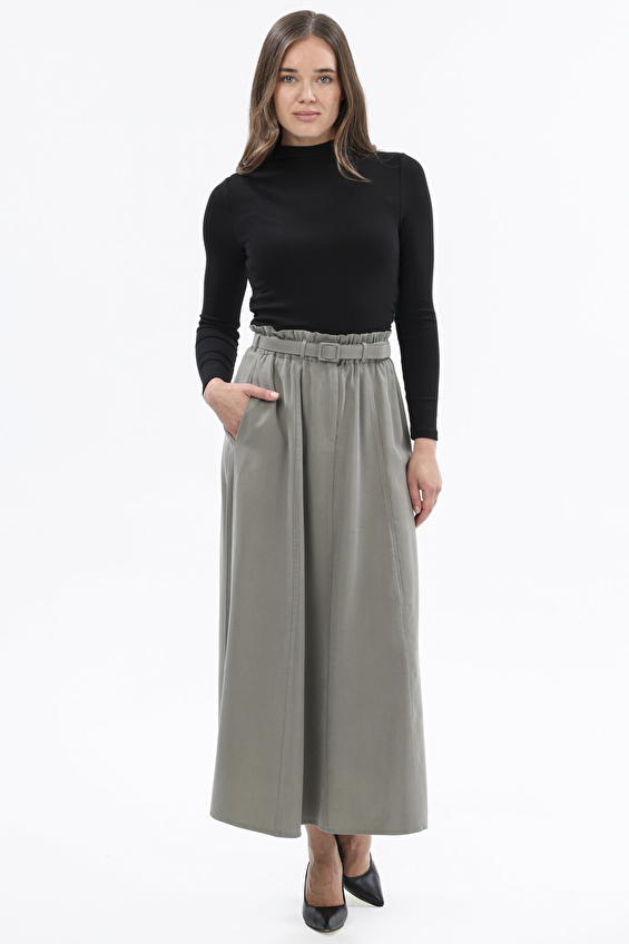 İkoll Kadın Etek 0035996 Haki İkoll Kadın Etek 0035996 Haki