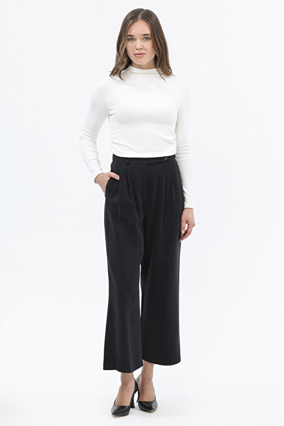 İkoll Kadın Pantolon 0036123 Siyah İkoll Kadın Pantolon 0036123 Siyah