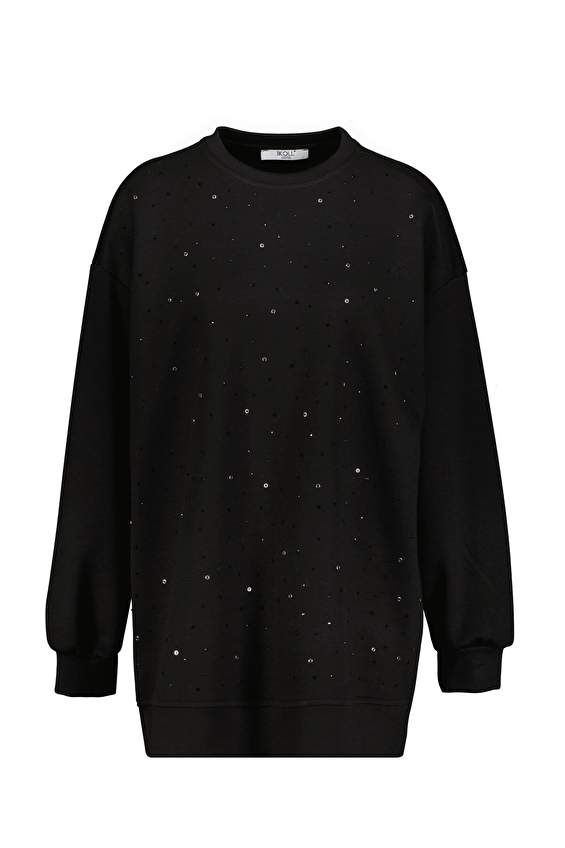 İkoll Kadın Sweatshirt 0036135 Siyah İkoll Kadın Sweatshirt 0036135 Siyah