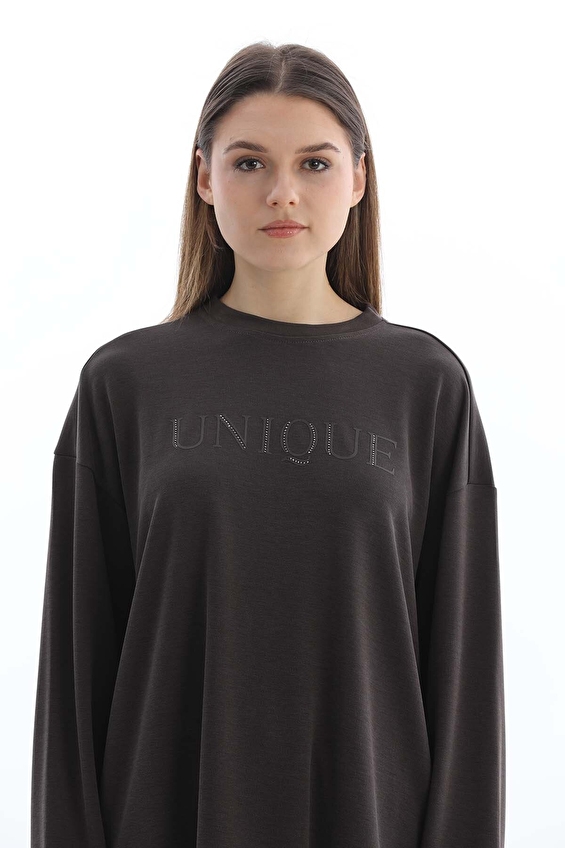 İkoll Kadın Tişört 0036584 Koyu kahverengi İkoll Kadın Tişört 0036584 Koyu kahverengi