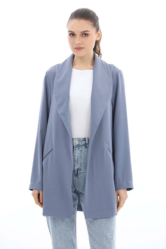 İkoll Kadın Ceket 0036688 Koyu mavi İkoll Kadın Ceket 0036688 Koyu mavi