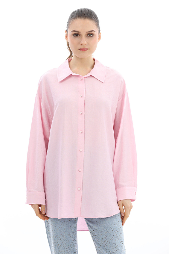 İkoll Kadın Gömlek 0036944 Pembe İkoll Kadın Gömlek 0036944 Pembe