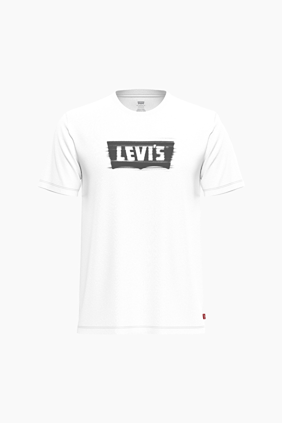 Levi's Regular Fit Bisiklet Yaka Kısa Kol Erkek Tişört A2823 0377 Beyaz