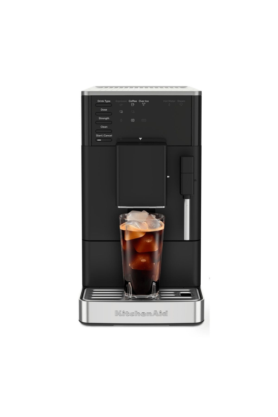 KitchenAid Tam Otomatik Espresso Makinesi KF2 Buzlu Kahve Özellikli - EBM Matte Black 5KES8452EBM
